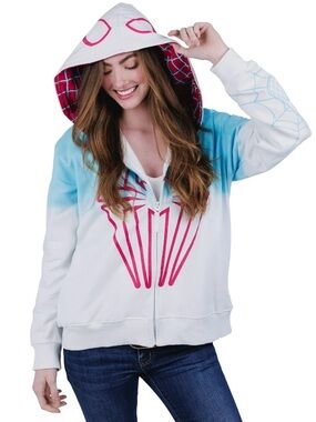 Marvel•Spider Man Ghost Full Zip Hoodie